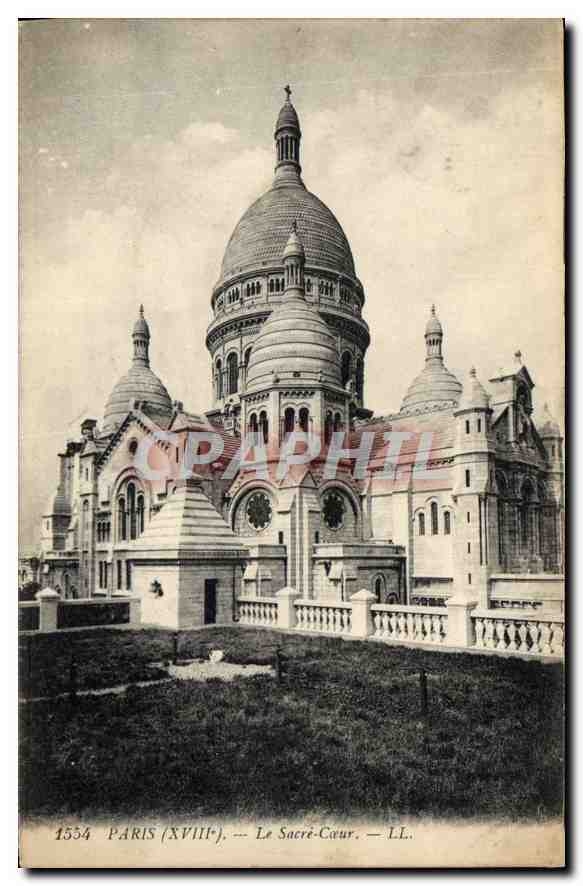 CPA Paris XVIII Le Sacre Coeur 