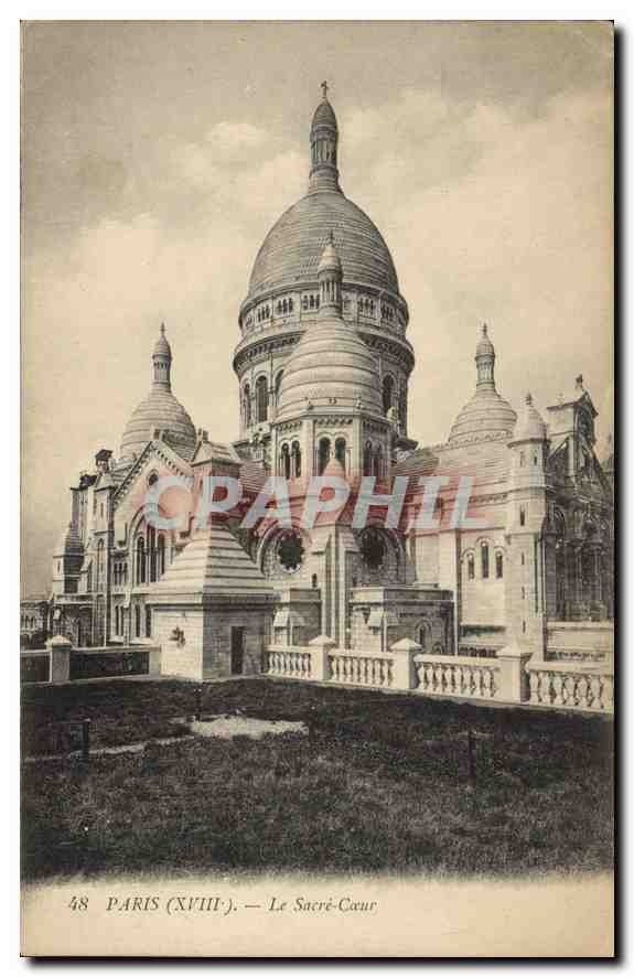 CPA Paris XVIII Le Sacre Coeur 