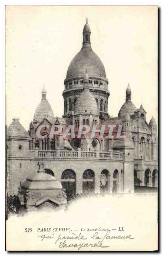 CPA Paris XVIII Le Sacre Coeur 
