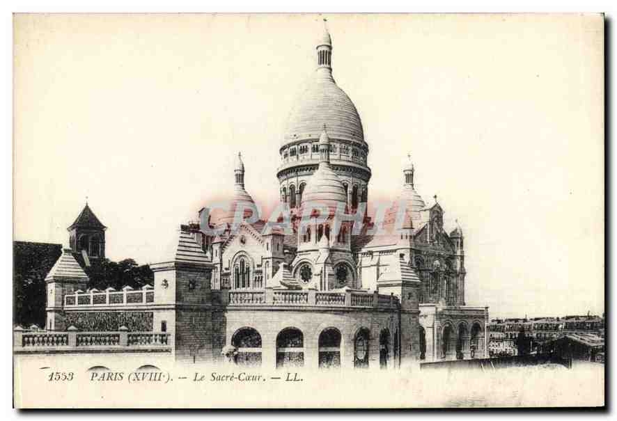 CPA Paris XVIII Le Sacre Coeur 