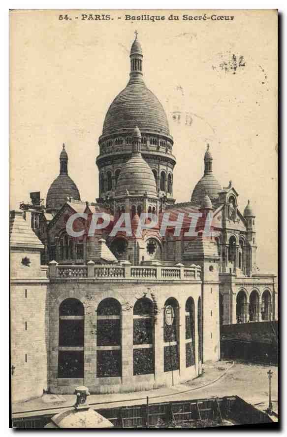CPA Paris Basilique du Sacre Coeur 