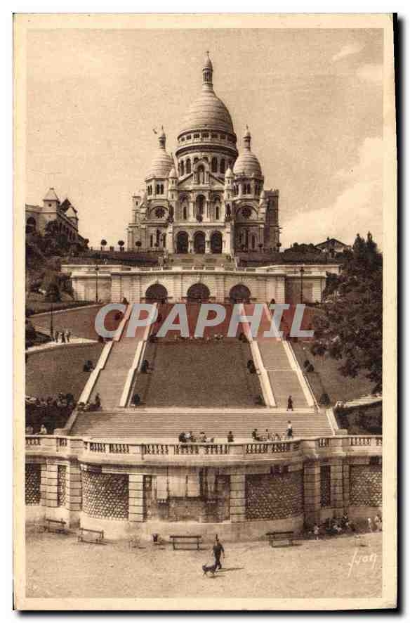 CPA Paris Le Sacre Coeur de Montmartre