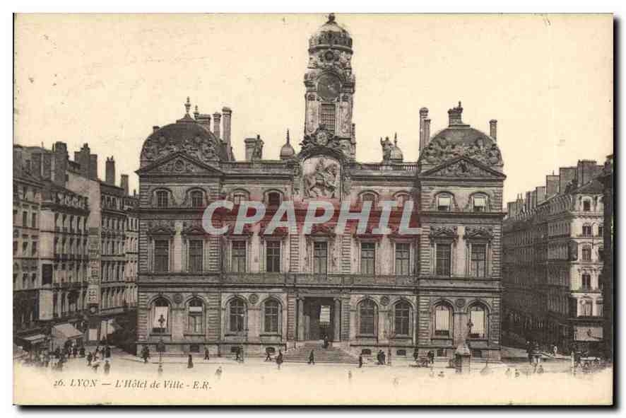CPA Lyon L'Hotel de Ville 