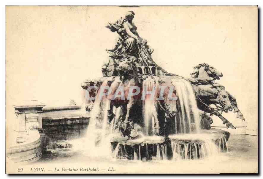 CPA Lyon La Fontaine Bartholdi 