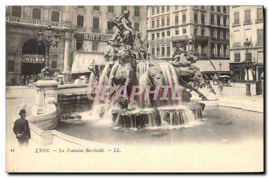 CPA Lyon La Fontaine Bartholdi 