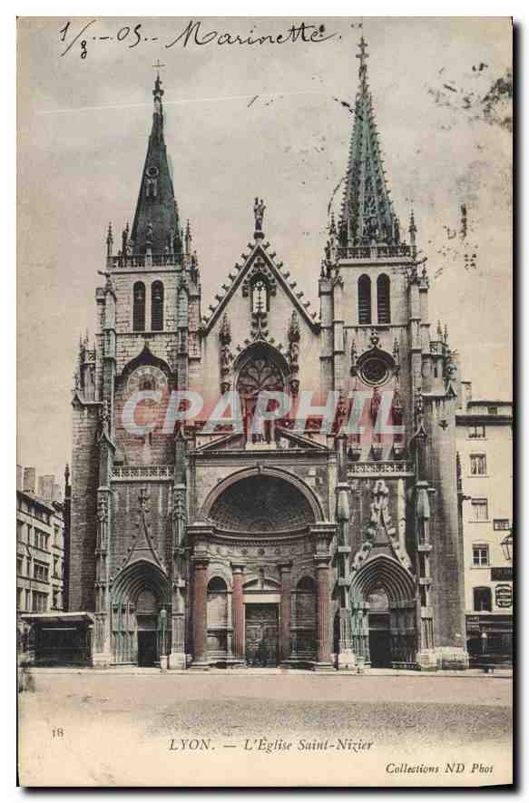 CPA Lyon L'Eglise Saint Nizier 