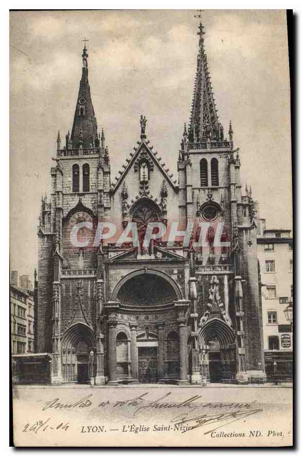 CPA Lyon L'Eglise Saint Nizier 