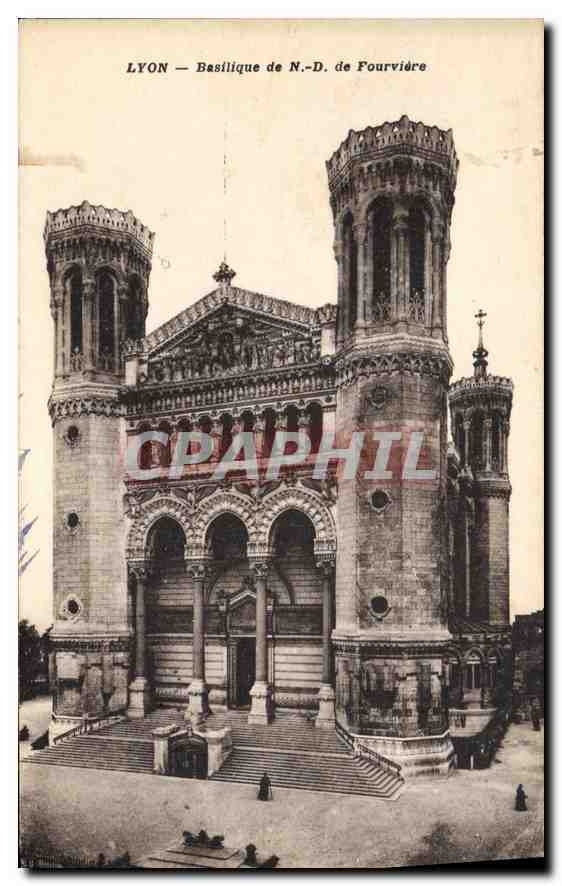 CPA Lyon Basilique de ND de Fourviere 