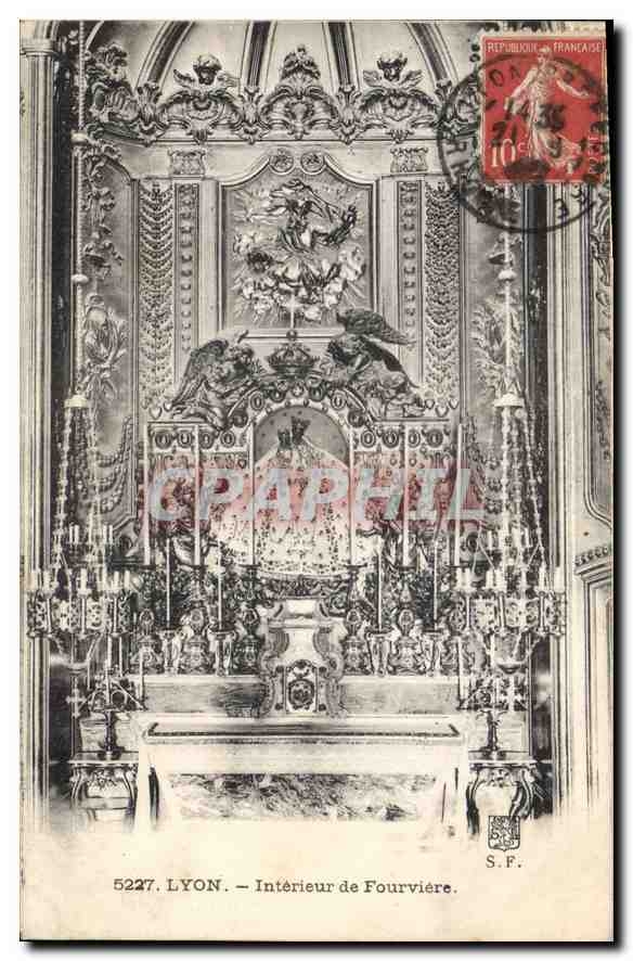 CPA Lyon Interieur de Fourviere 