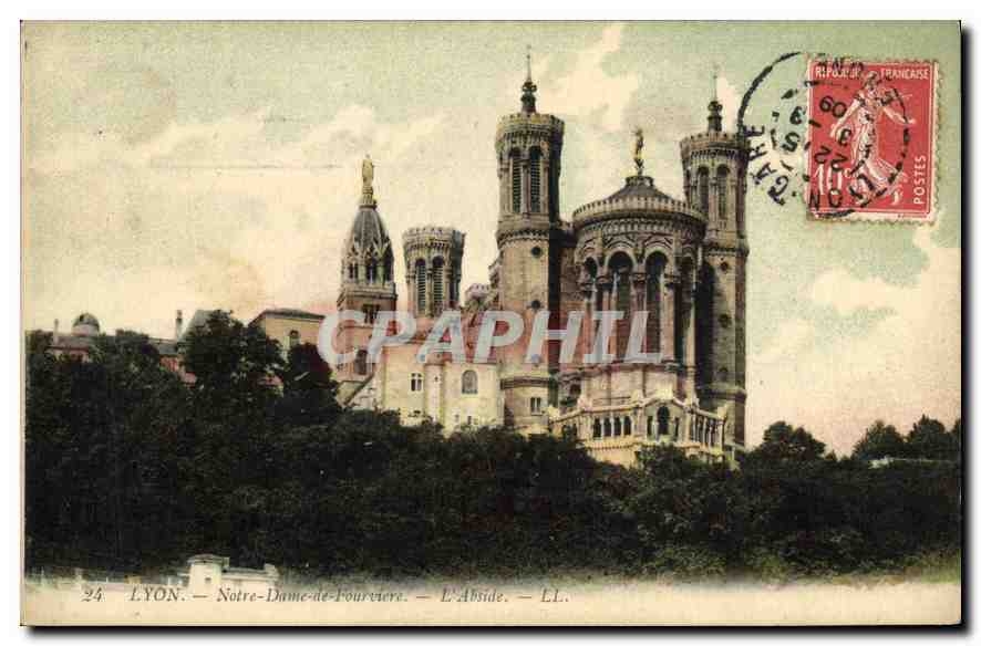 CPA Lyon Notre Dame de Fourviere L'Abside 