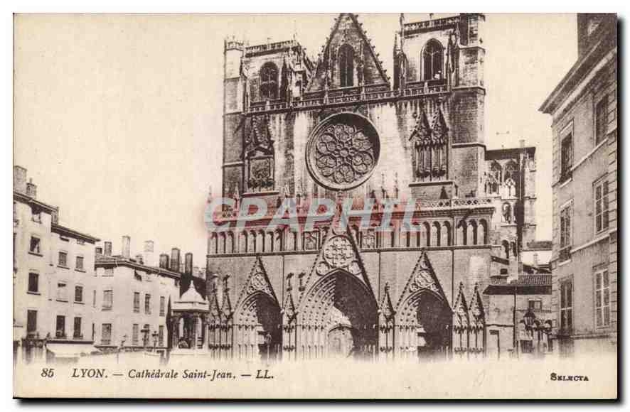 CPA Lyon Cathedrale Saint Jean 