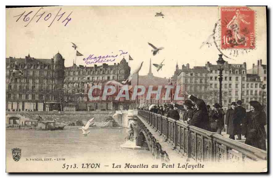 CPA Lyon Les Mouettes au Pont Lafayette 