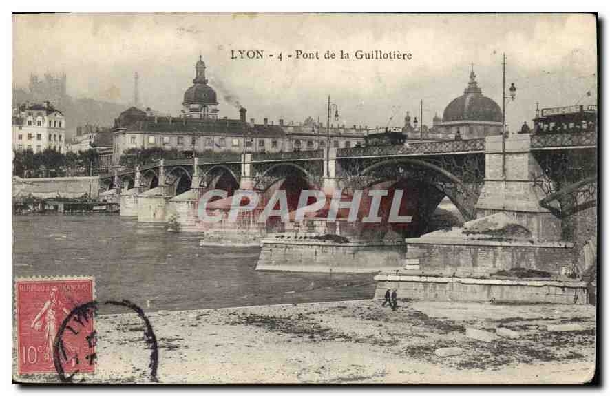 CPA Lyon Pont de la Guillotiere 