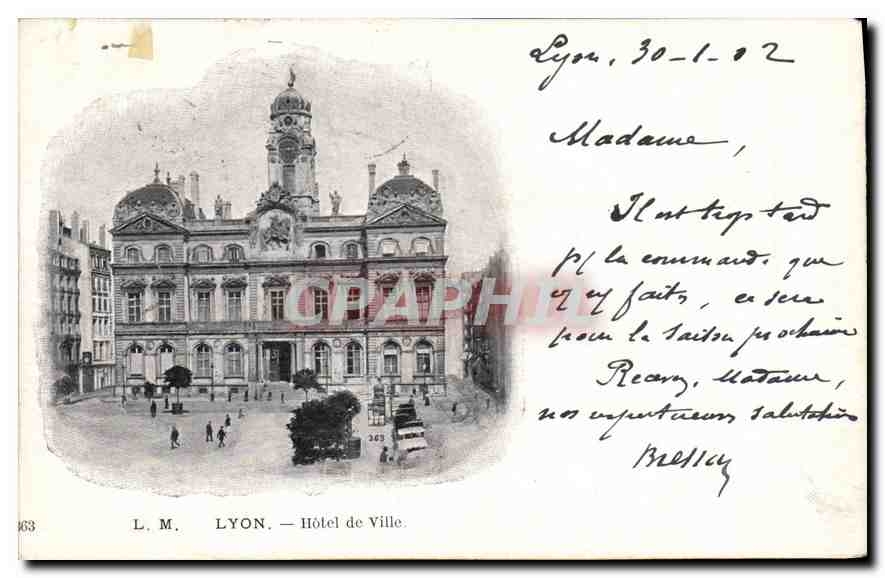 CPA Lyon Hotel de Ville 