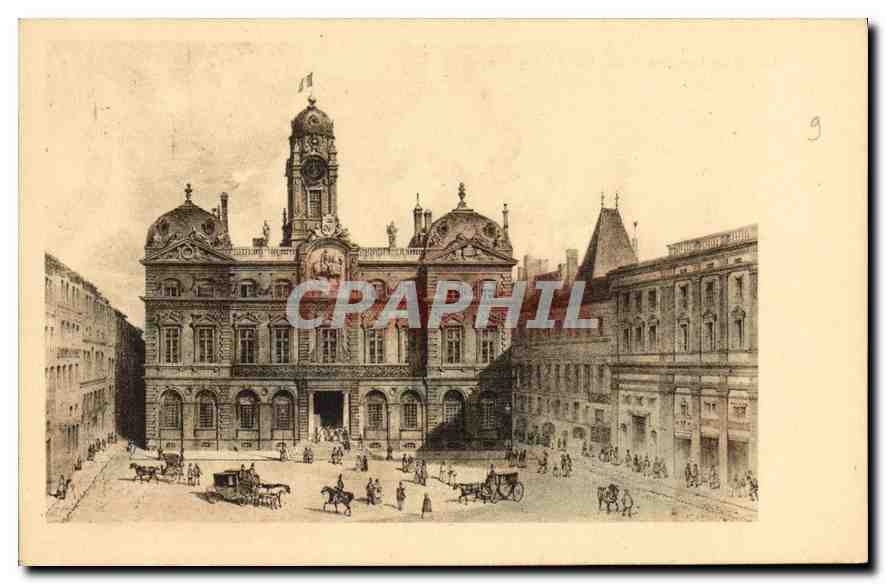CPA Lyon Rhone Hotel de Ville 