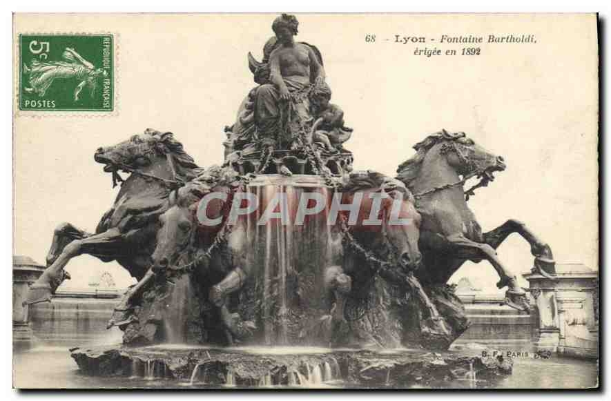 CPA Lyon Fontaine Bartholdi 