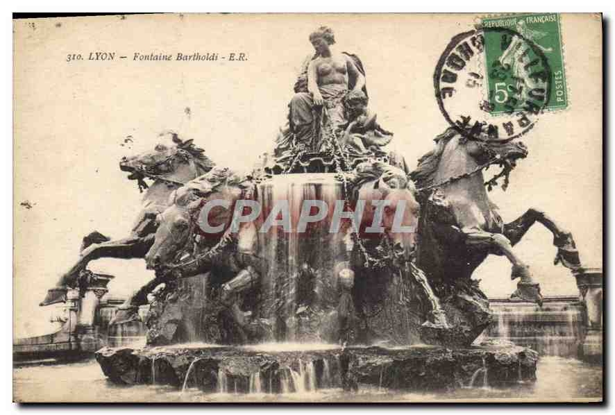 CPA Lyon Fontaine Bartholdi 