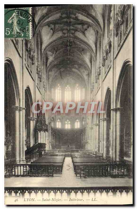 CPA Lyon Saint Nizier Interieur L L 