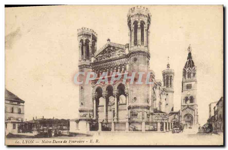 CPA Lyon Notre Dame de Fourviere E R 