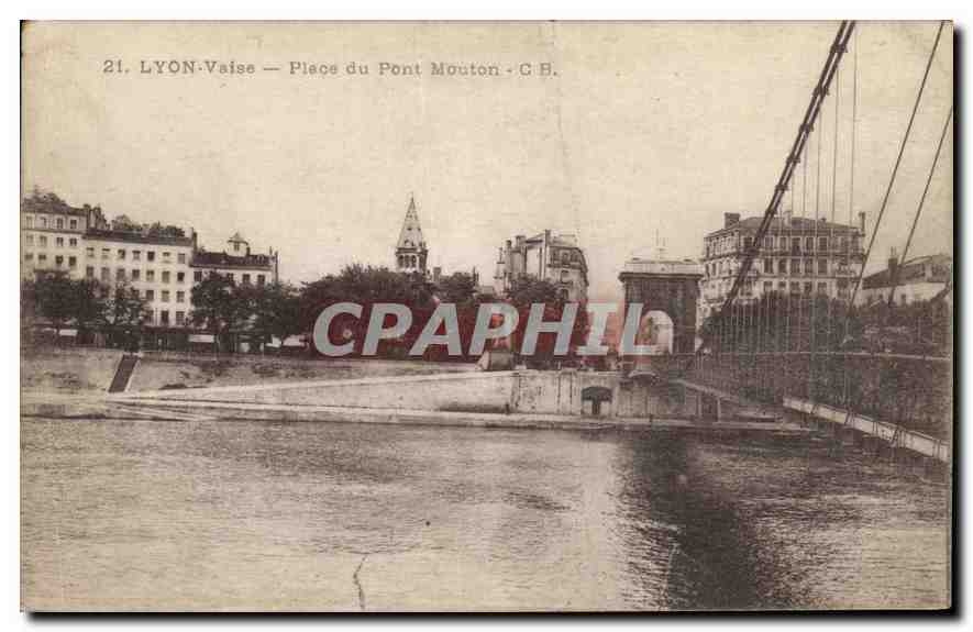 CPA Lyon Place du Pont Mouton