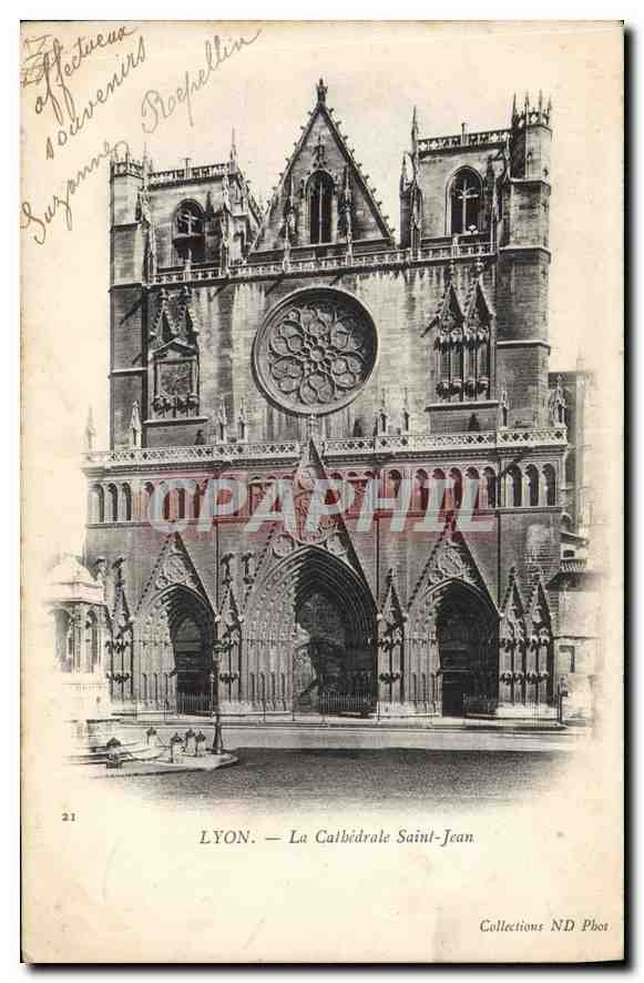 CPA Lyon La Cathedrale Saint Jean