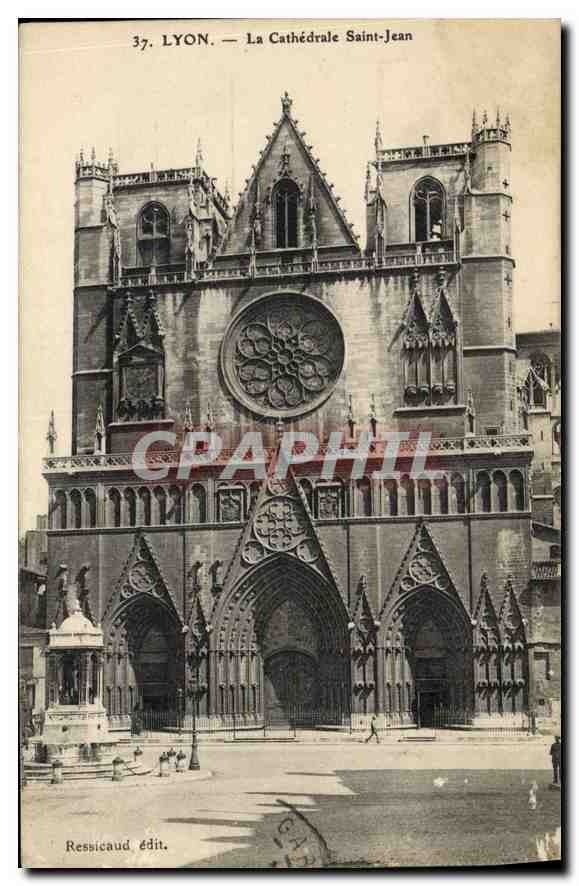 CPA Lyon La Cathedrale Saint Jean