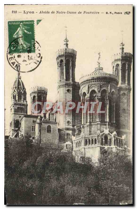 CPA Lyon Abside de Notre Dame de Fourviere