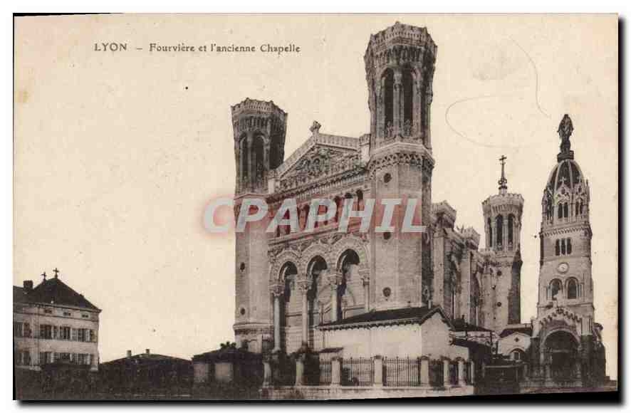 CPA Lyon Fourviere et l'ancienne chapelle