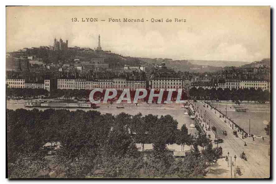 CPA Lyon Pont Morand Quai de Retz