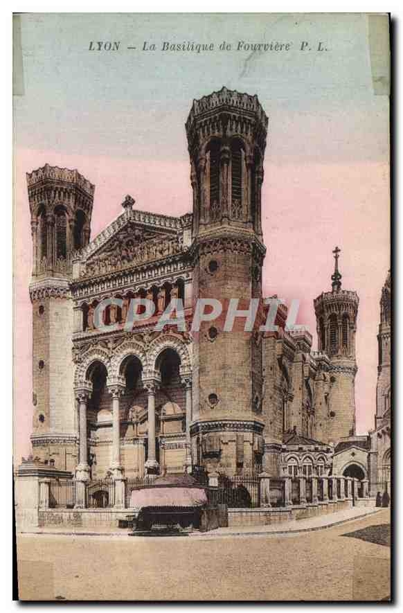 CPA Lyon La Basilique de Fourviere