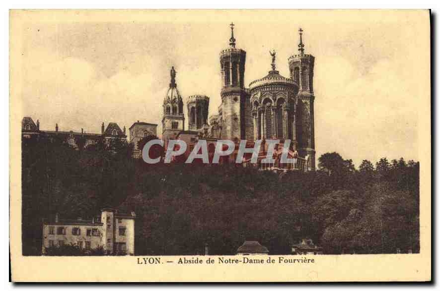CPA Lyon Abside de Notre Dame de Fourviere