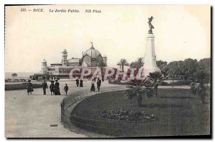 CPA Nice le Jardin Public