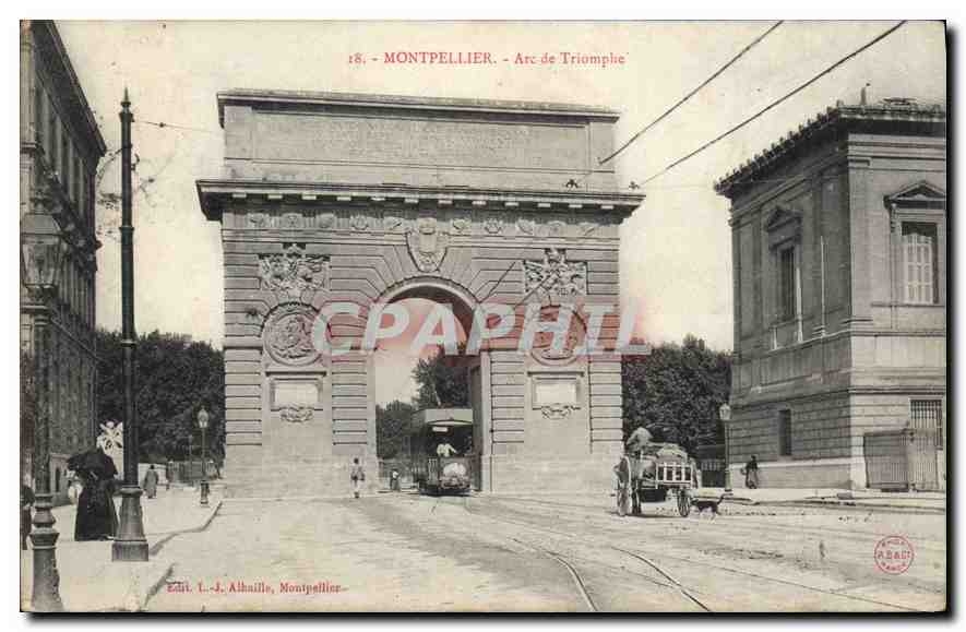 CPA Montpellier Arc de Triomphe