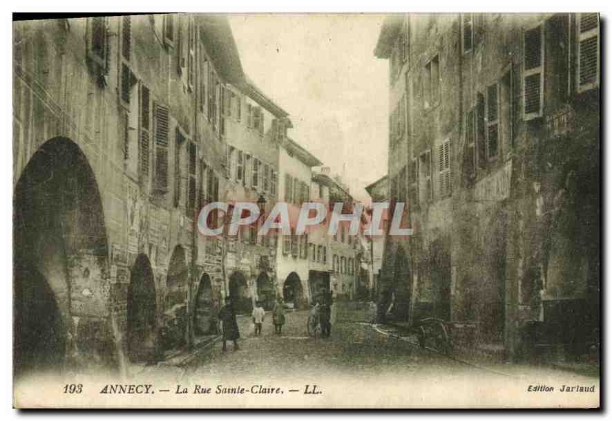 CPA Annecy La Rue Sainte Claire