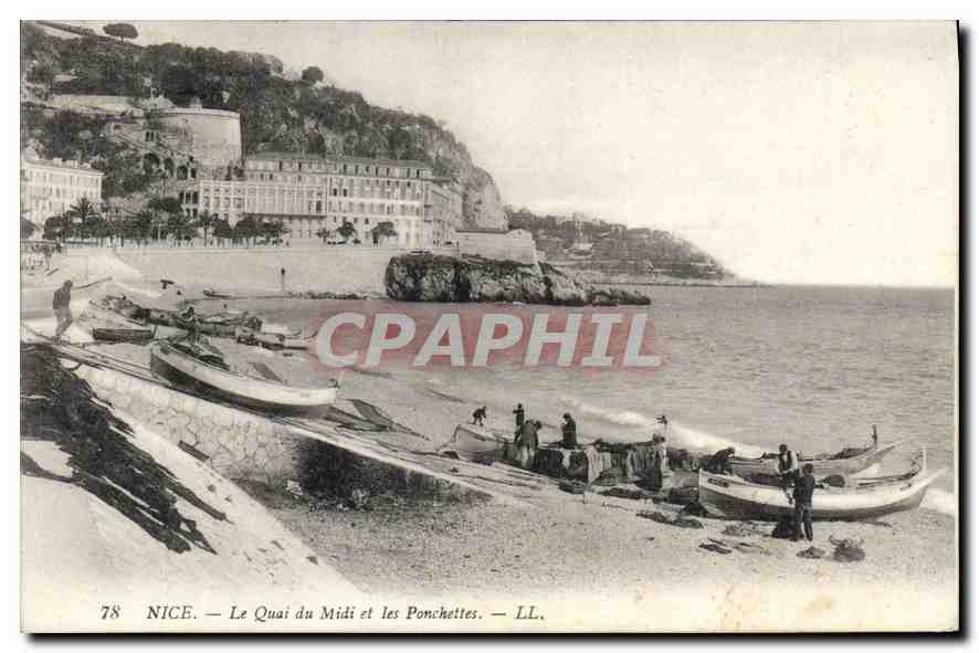 CPA Nice le Quai du Midi et les Ponchettes