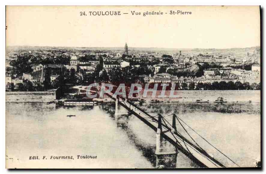 CPA Toulouse Vue generale St Pierre