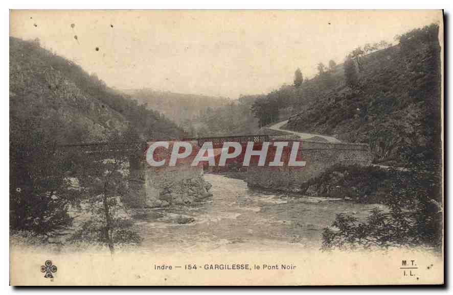 CPA Indre Gargilesse Le Pont Noir