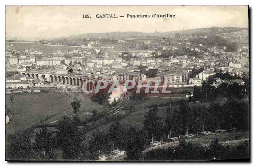 CPA Cantal Panorama d'Aurillac