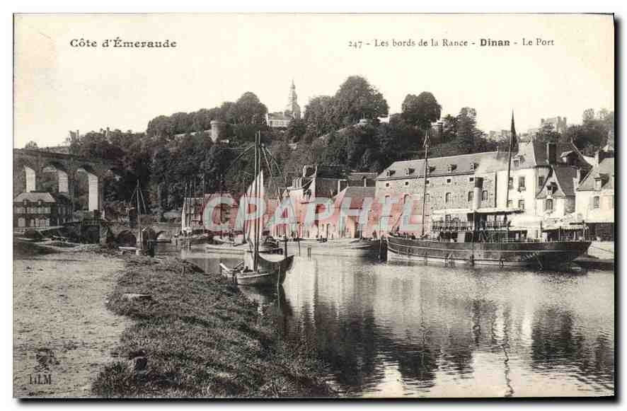 CPA Cote d'Emeraude Les Bords de la Rance Dinan le Port