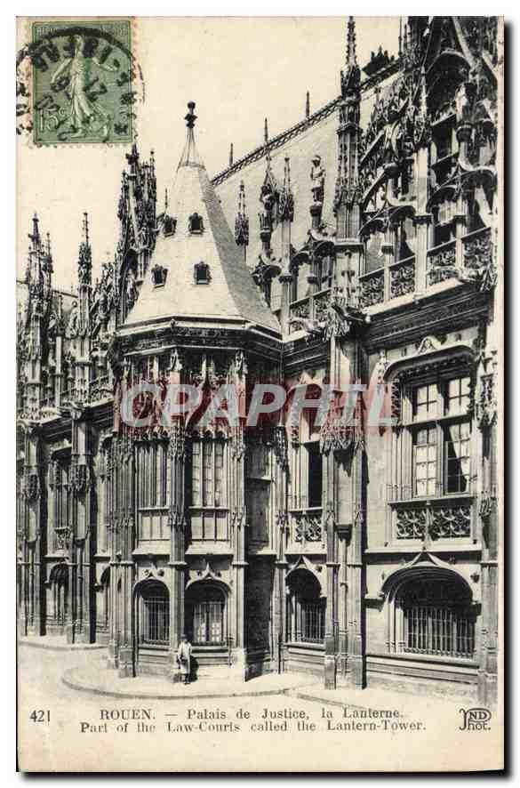 CPA Rouen Palais de Justice le Lanterne