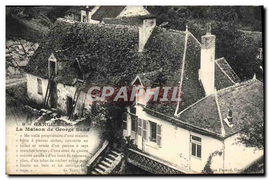 CPA Gargilesse La Maison de George Sand
