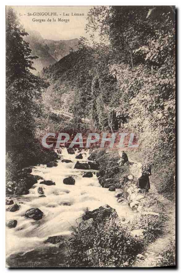 CPA St Gingolph Lac Leman Gorges de la Morge
