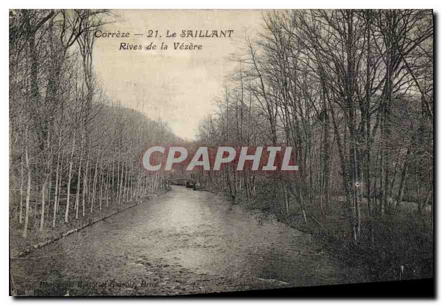 CPA Correze Le Saillant Rives de la Vezere
