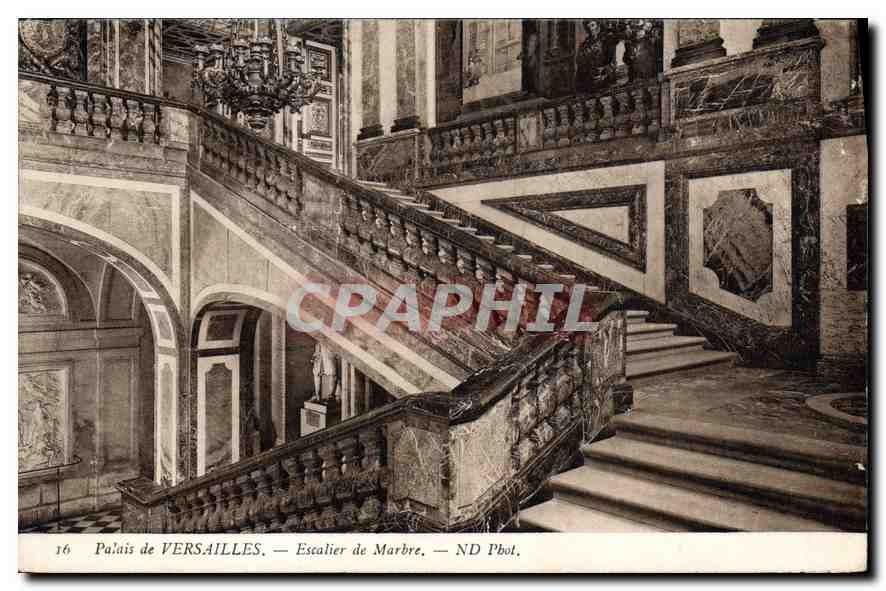 CPA Palais de Versailles Escalier de Marbre