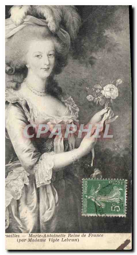 CPA Versailles Marie Antoinette Reine de France (par Madame Vigee Lebrun)