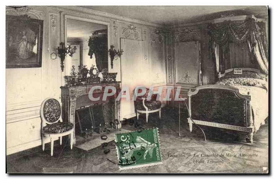 CPA Versailles La Chambre de Marie Antoinette (Petit Trianon)