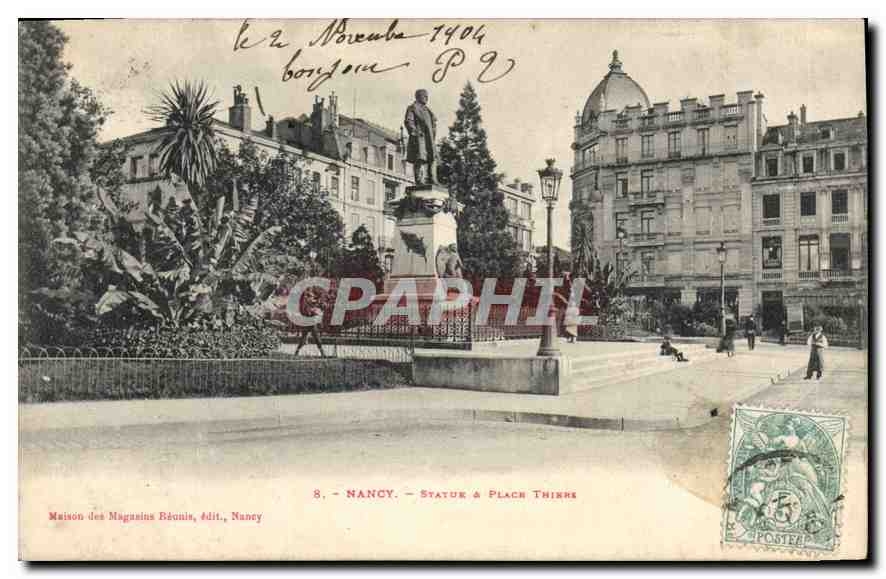 CPA Nancy Statue Place Thiers