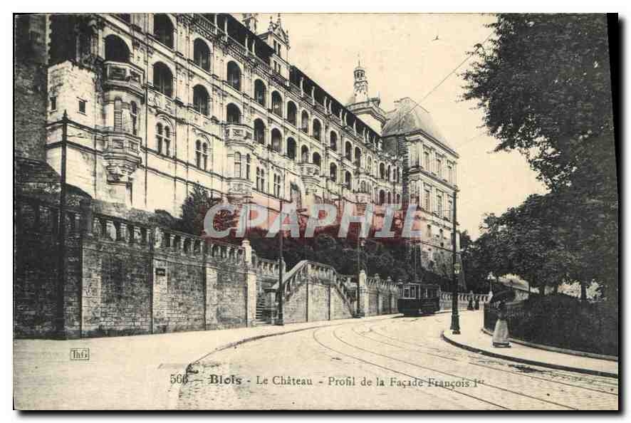 CPA Blois Le Chateau Profil de la Facade Francois Ier