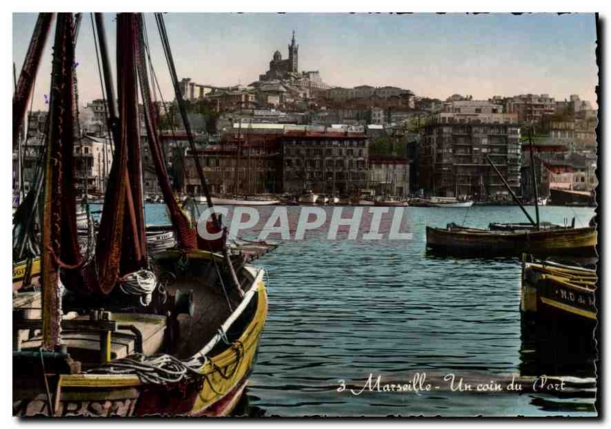CPA Marseille Un Coin du Port