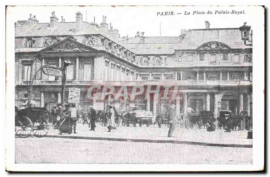 CPA Paris La Place du Palais Royal
